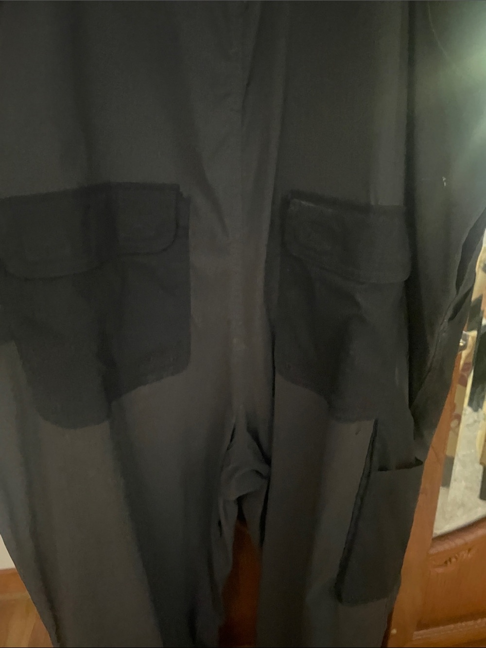 Duluth Trading Co Navy Utility Jumpsuit Overalls - Women size L - Picture 10 of 12